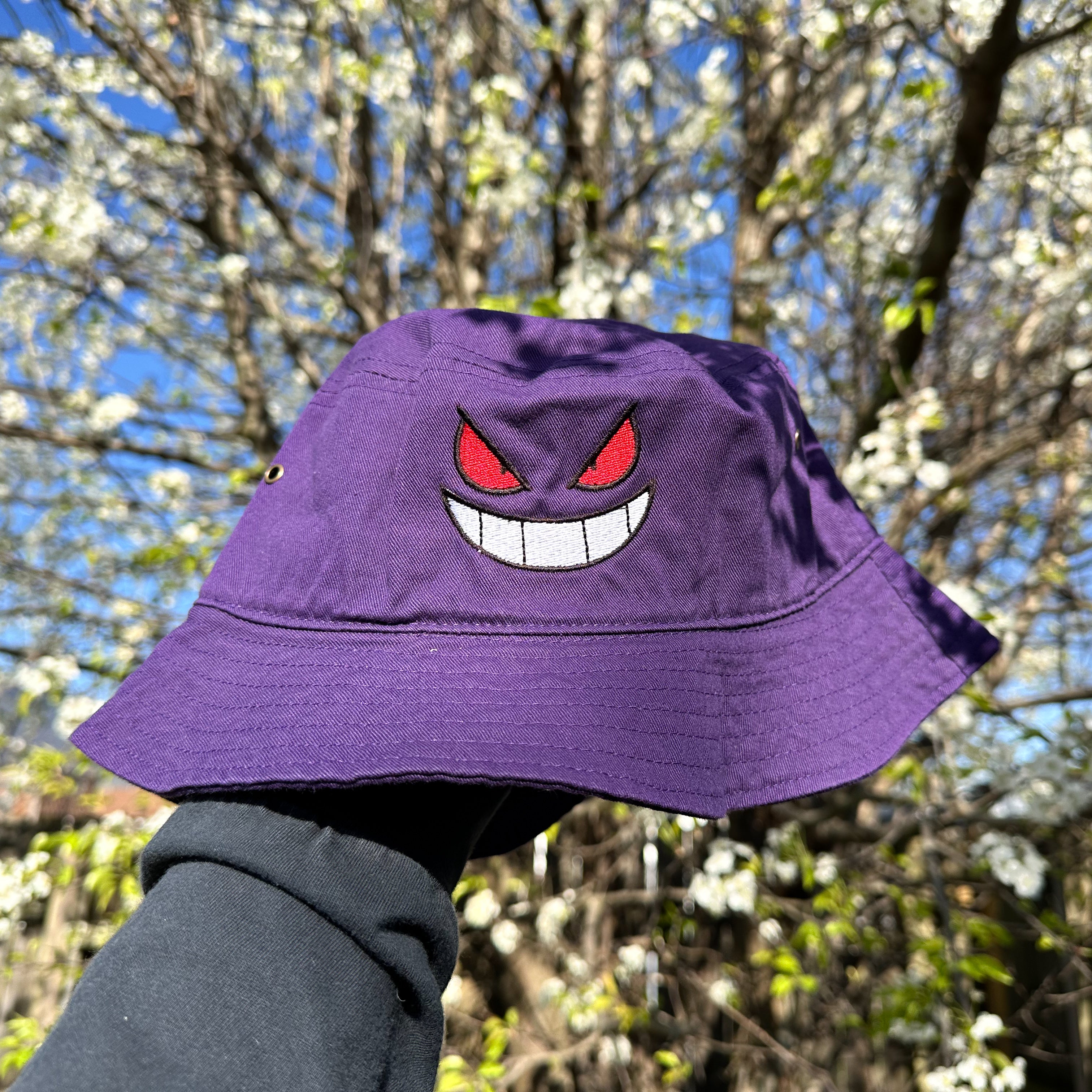 Gengar Bucket Hat – A Stitching Witch Embroidery