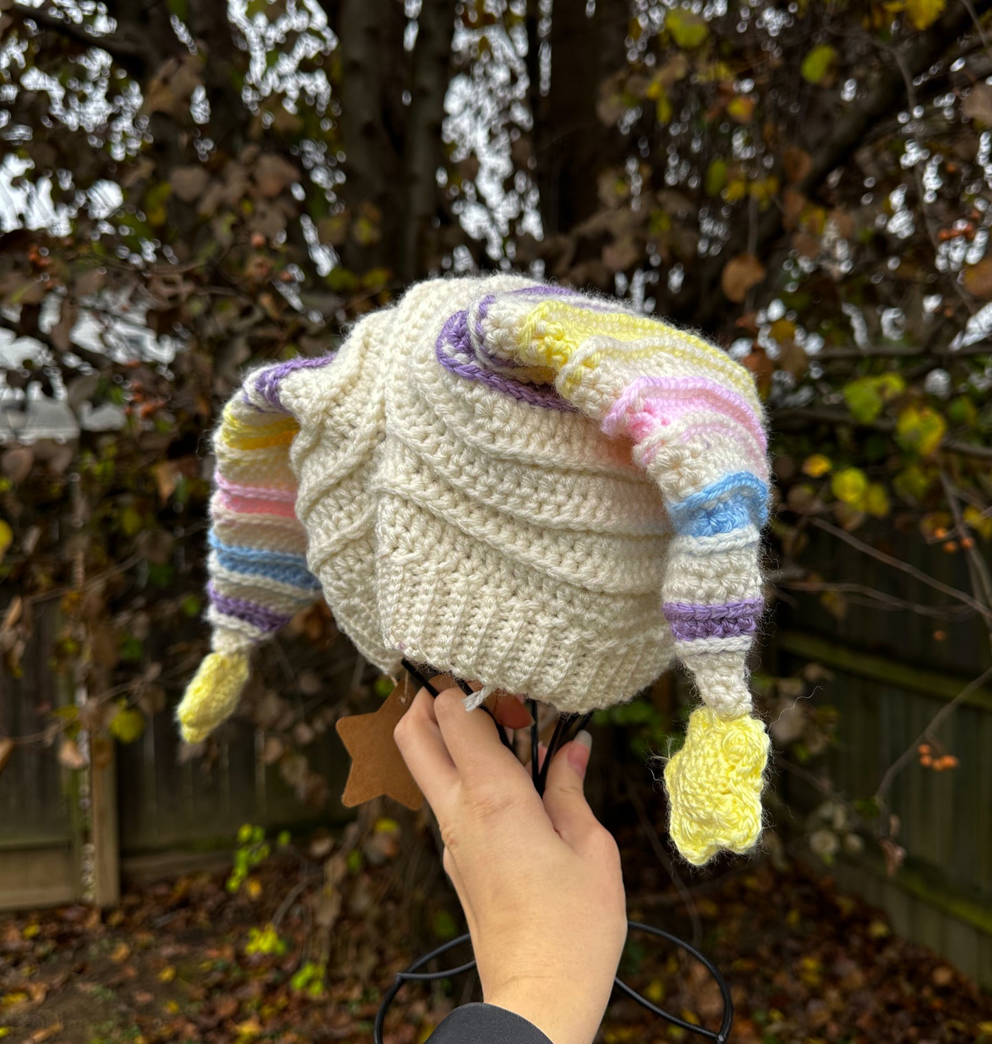 Crochet Clown Hat